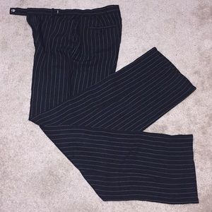 NY&CO Black Pinstriped Pants